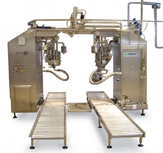 Single filling head aseptic filling machine