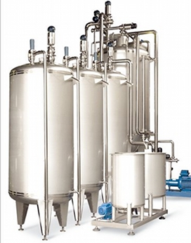 Fruits puree juice storage tanks